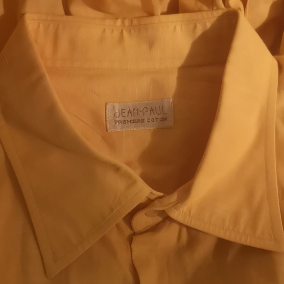 Jean-Paul (4) Men's Tailor-Made Designed Dress Shirts 3X-Tall Premier Cotton EUC - Picture 16 of 16